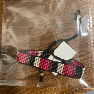 Beaded adjustable bracelet- brand new